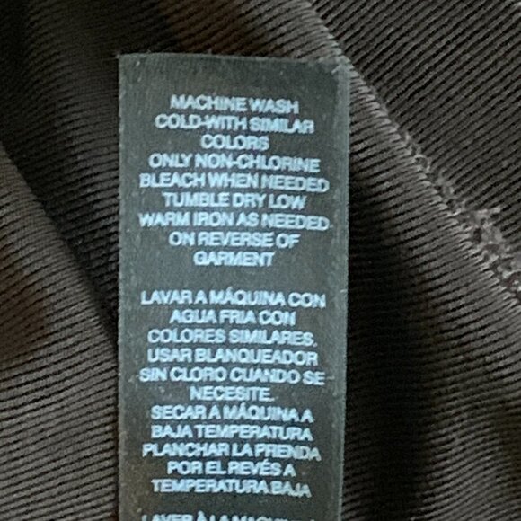 Chico's Travelers Square Neck Tank Top Sz 0 (S/4) Brown 132J - Picture 8 of 8